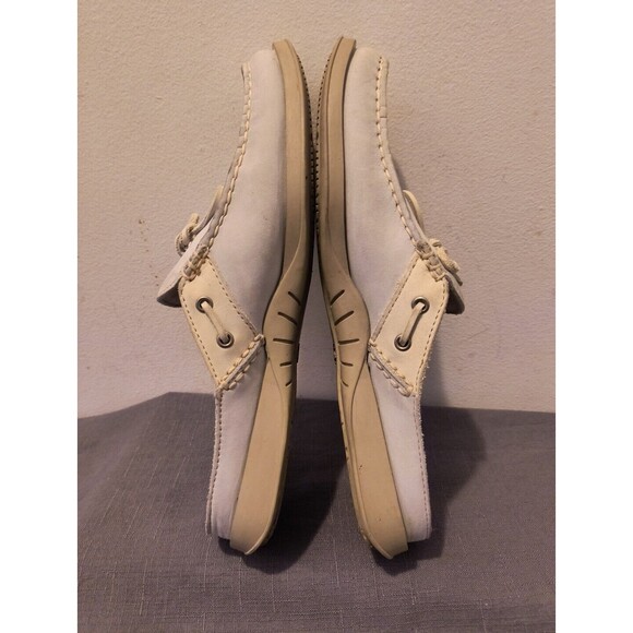 TOMMY BAHAMA Women's 9 M Blue Chamois Leather Slip-On Style Mule Slide - Picture 5 of 9